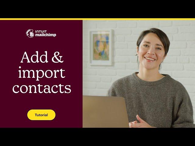 How to Add & Import Contacts to a Mailchimp Audience Using Excel or Google Sheets (2024)