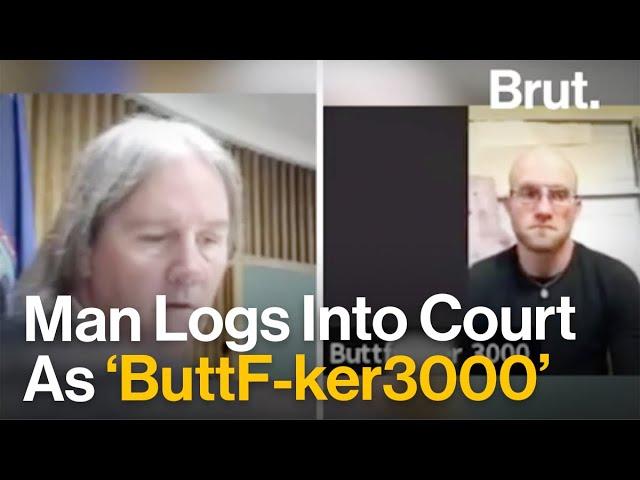 Man Logs Into Zoom Court as 'Buttfu--ker3000'