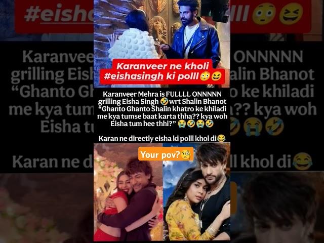 Karan  exposed #eishasingh #biggboss18 #jiocinema #karan #biggbosspromo #biggbossnews #viviandsena