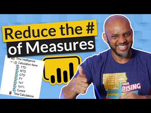 REDUCE the # of measures with Calculation Groups In Power BI