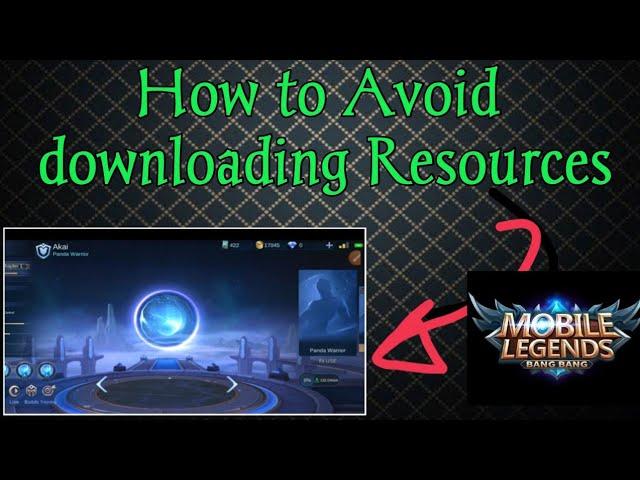 How to Fix | avoid mobile Legends downloading resources