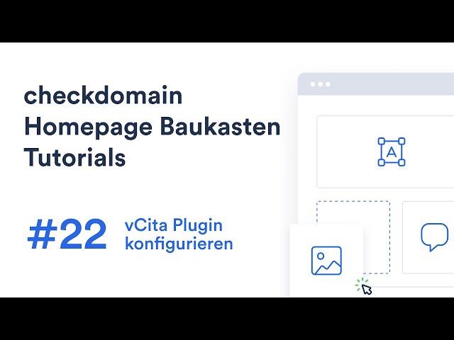 #22 vCita Plugin konfigurieren | checkdomain Homepage Baukasten