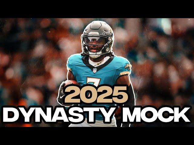 A 2025 Dynasty Football Start-Up Mock Draft (with Rookies!)