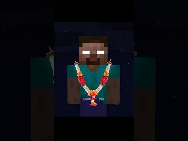 Herobrine ka Kam katam  | credit by @HerobrineSan #shorts #herobrine #minecraft