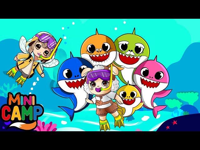 Baby Shark Doo Doo Doo Dance Version Emma And Friends | Mini Camp