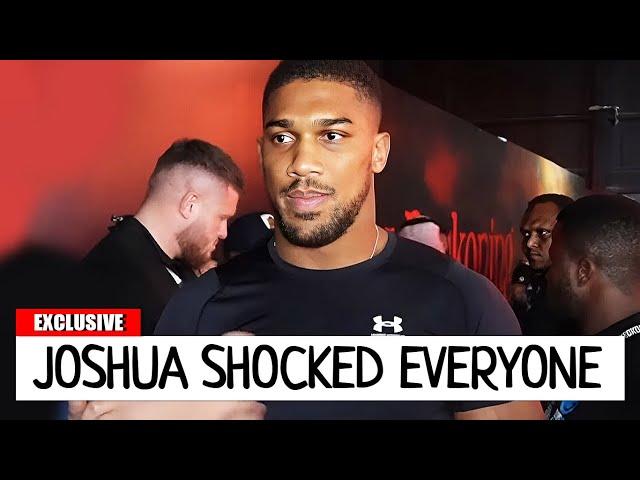 3 MINUTE AGO: Anthony Joshua SHOCKED EVERYONE BEFORE Daniel Dubois FIGHT