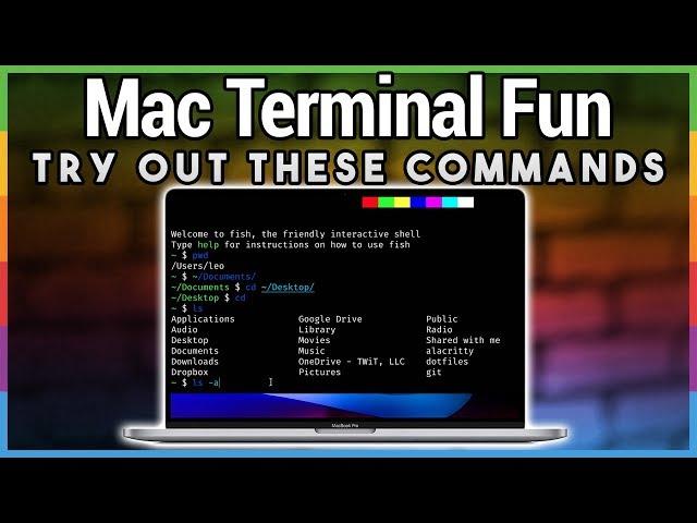 Fun With Mac Terminal Commands - Hands-On Mac 5