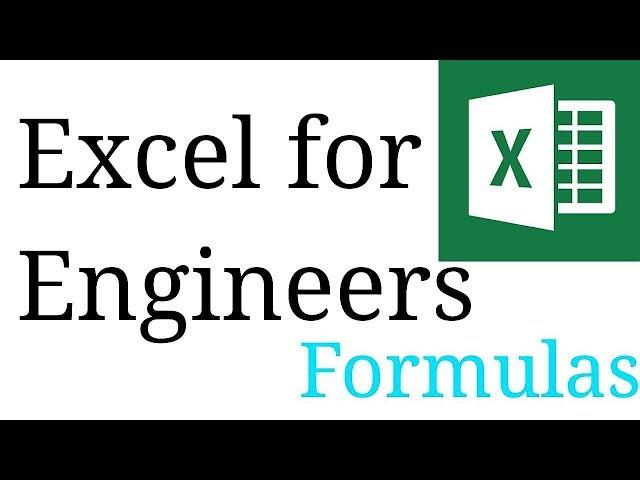 Microsoft excel tutorial for civil engineers (excel architects engineers surveyors) Part 3