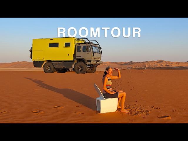 Excap expedition vehicle ROOMTOUR (with self-built composting toilet)