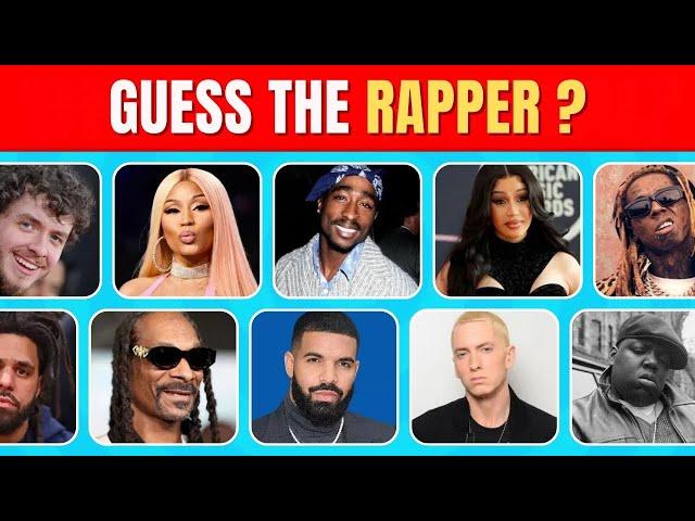 Guess The Rapper  | Ultimate Rap Quiz 