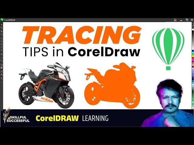 V-14 Advance Tracing in CorelDraw, Logo Tracing, Image Tracing automatic by Arun Baisla