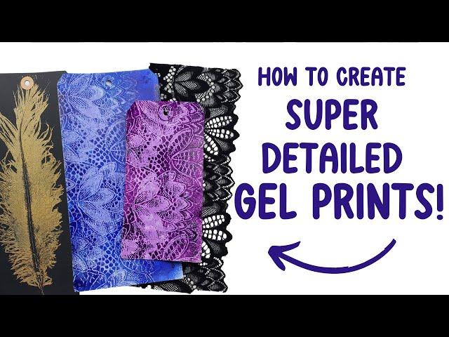 4 Tips to Pulling Super Detailed Gel Prints | Gel Printing Tutorial