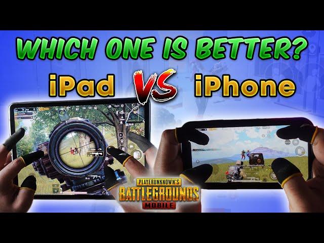 iPad vs iPhone/Android Comparison (PUBG MOBILE) iPad View Advantage? Recoil, Hip-Fire (Handcam)