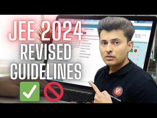 JEE Mains 2024 Watch this before you enter the hall  Revised guidelines by NTA & advisory ️