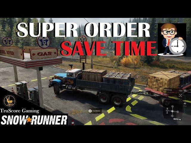 Super Order (New Michigan Contract) SnowRunner Best Method