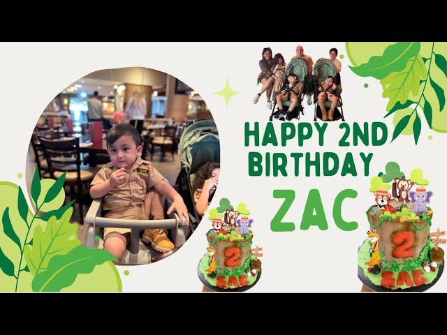 HAPPY 2ND BIRTHDAY ZAC