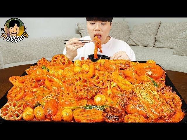 ASMR MUKBANG | knusprig frittiertes Hühnchen, Mala Xiang Guo, tteokbokki Essen!