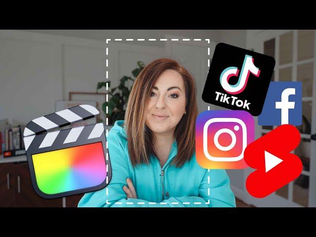 Creating VIRAL VERTICAL Videos in Final Cut Pro | TikTok, YouTube Shorts, Reels