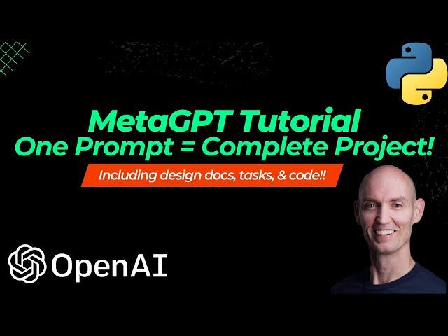 MetaGPT Tutorial | It builds an entire project (with working source code) with just one prompt!!