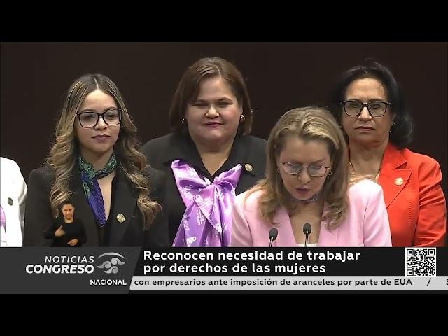 Reconocen necesidad de trabajar por derechos de las mujeres