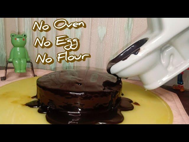 No Oven Chocolate Cake Only 3 Ingredients I Euanne Hyuna