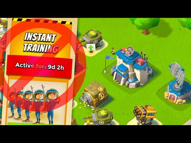 Best troop combination at EVERY HQ level without Instant Training!