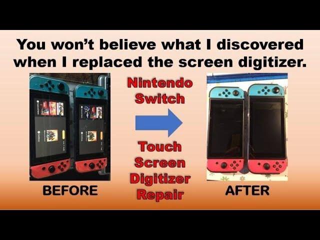 Replacing Nintendo Switch Touch Screen Digitizer - You won't believe what I discovered in the end!