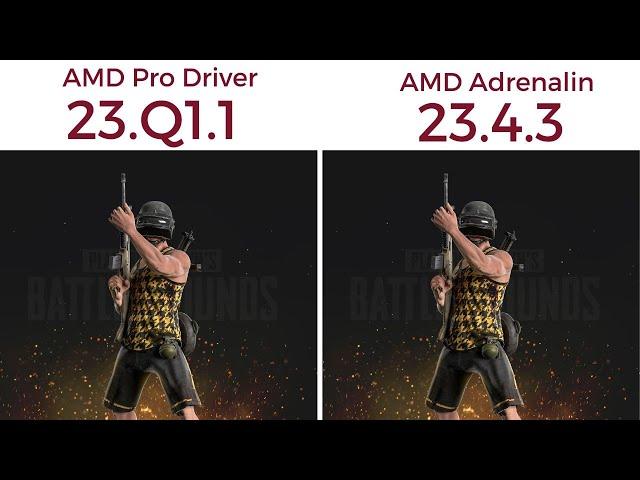 AMD Pro Edition Update 23.Q1.1 Vs Adrenalin 23.4 3.RX 6700XT 5800X3D