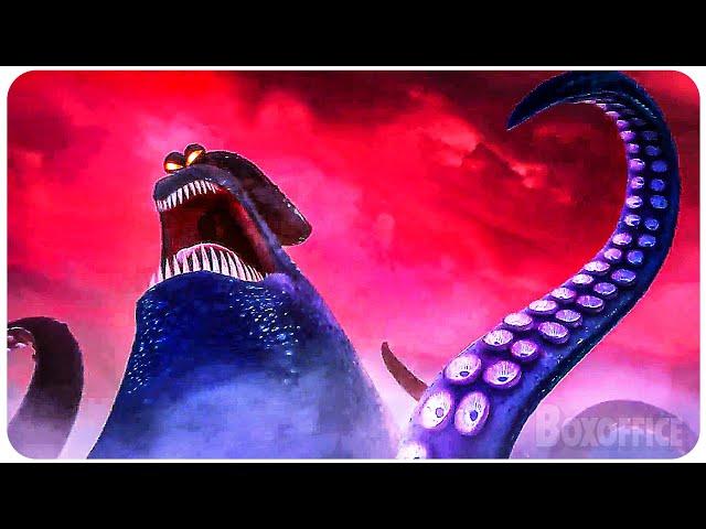 HOTEL TRANSYLVANIA 3 Best Kraken Scenes 4K ᴴᴰ