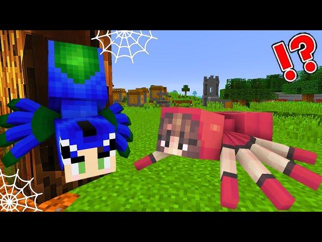 How Ayush and Ekta Became SPIDER?  (Minecraft)