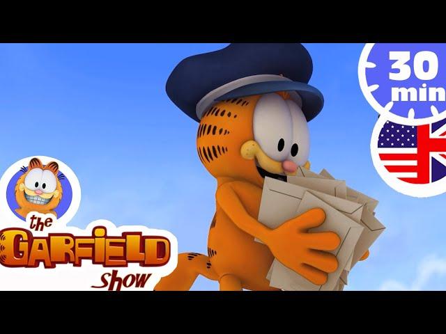 Garfield bullies the postman- HD Compilation