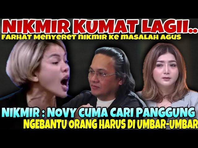 NIKMIR : "AGUS GEMBEL"‼️ - NIKMIR KUMAT LAGI, HARUS MAKAN OBA | INI STATEMENT G0BL0K DARI NIKMIR