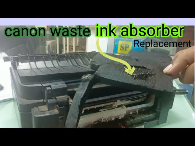 canon waste ink absorber,  how to clean canon printer ink absorber