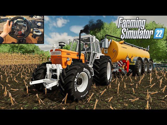 Turning FIAT 1300 DT into a Monster | Steering wheel & gearshift gameplay (Farming Simulator 22)