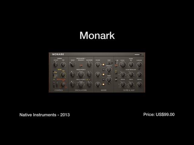 Comparing NI Monark with older soft synths