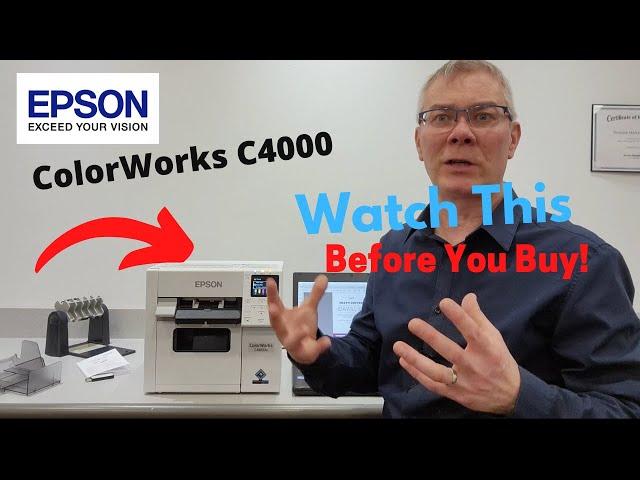 EPSON C4000 Colorworks Full Demo Overview Video