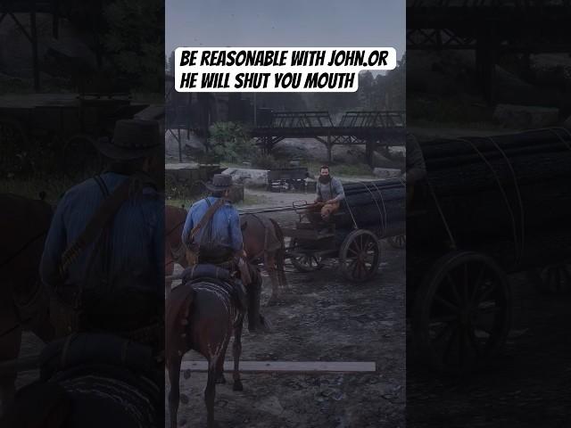 Do not try to disrespect John.Red dead redemption 2 #reddeadredemption #reddeadredemtion2 #rockstar￼