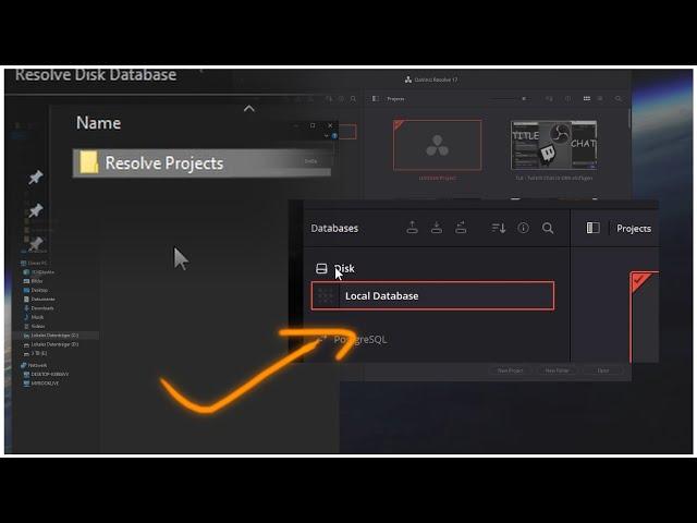 Projektordner öffnen in Davinci Resolve 17 | Quicktipp