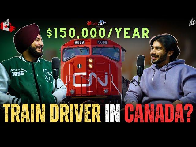 How To Become a Train Operator In Canada | International Students | PR, Income and Pension EP 23