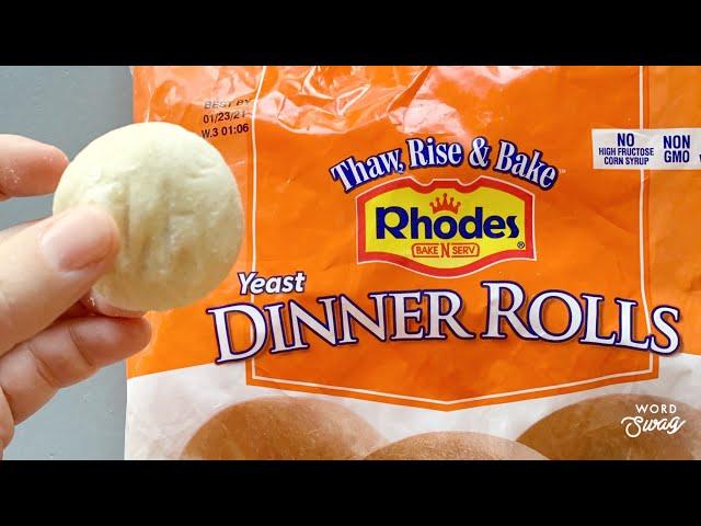 Tips on rising Rhodes rolls