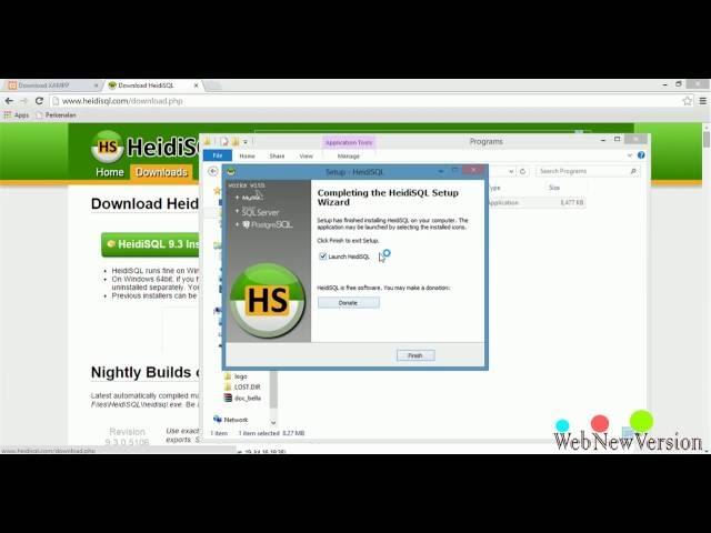 Tutorial HeidiSQL with MariaDB and MySQL Part 1   Installation