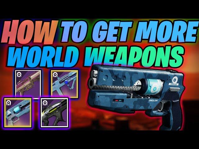 How To Farm World Drop Weapons Final Shape Editions | Destiny 2 World drop Weapons