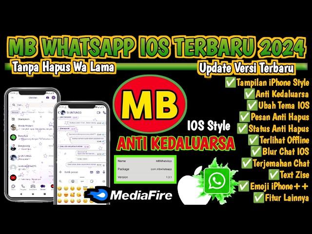 Mb Whatsapp Ios Terbaru 2024 || Mb Wa Ios Terbaru 2024 || Mb Wa Terbaru 2024 Anti Kedaluarsa