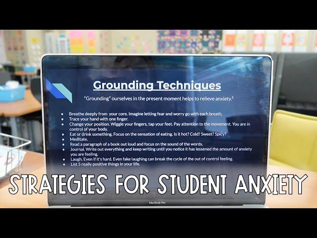 Strategies for Addressing Student Anxiety: Advancement Courses Review