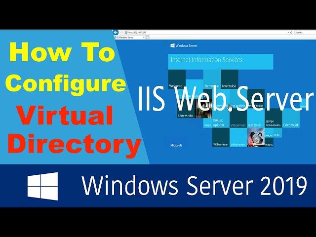 How To Configure Virtual Directory on Windows IIS Server 2019