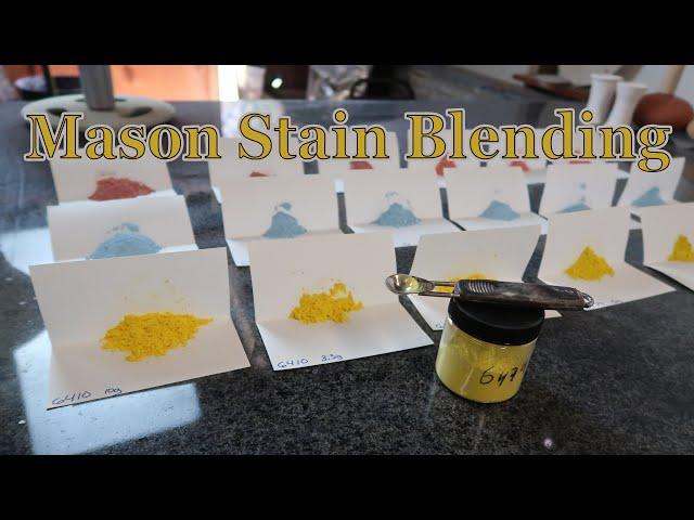 Color Blending Ceramic Glazes with Mason Stains - Cone 5/6