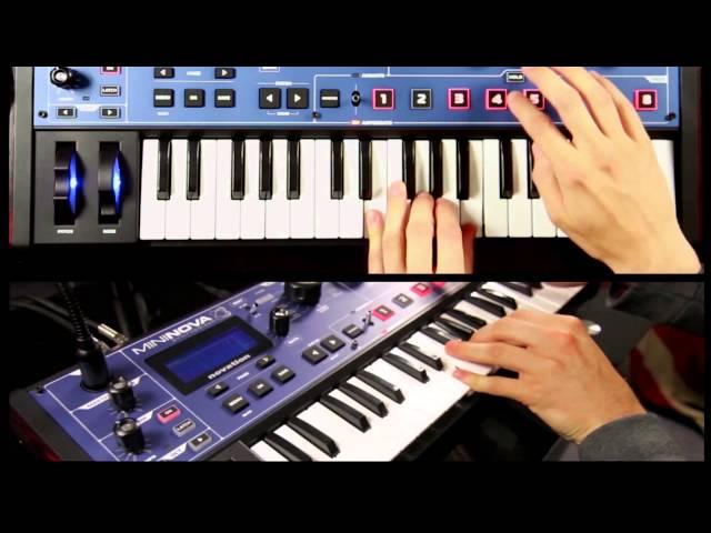 Novation MiniNova Compact/Performance Synthesizer Sound Selection Tutorial