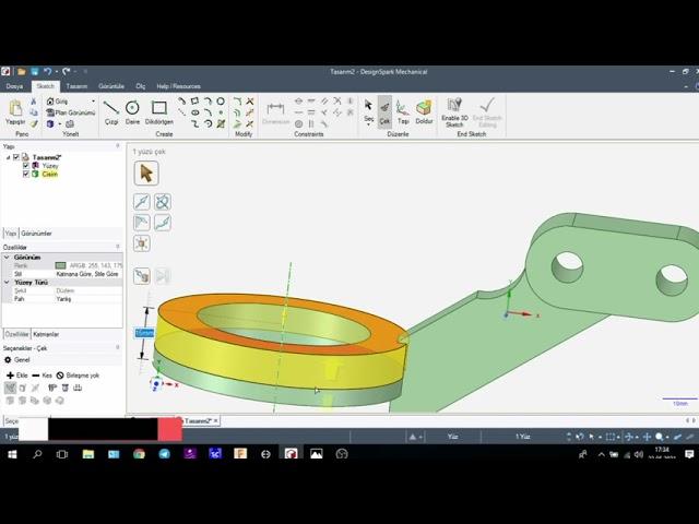 #DesignSpark #Cad #Modelleme DesignSpark ile Mekanik Modelleme-1