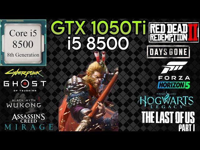 GTX 1050 Ti + I5 8500 & 16GB Ram - Test In 10 Games In 2024 !