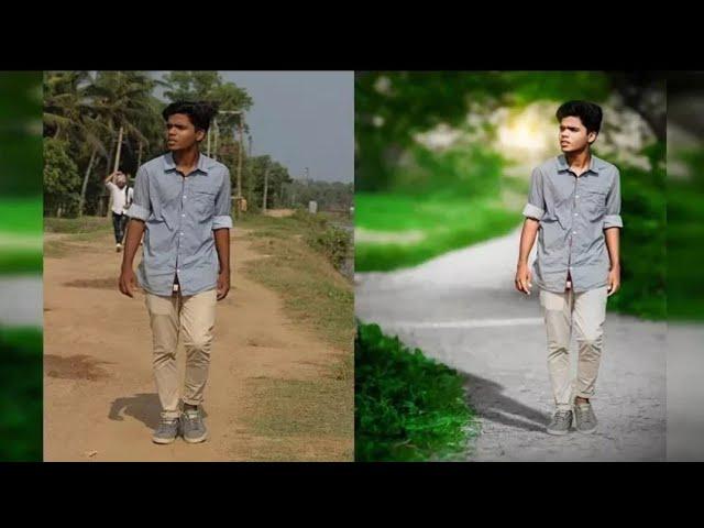 adobe photoshop 7.0 Tutorial | how to change background | Editing Guruji